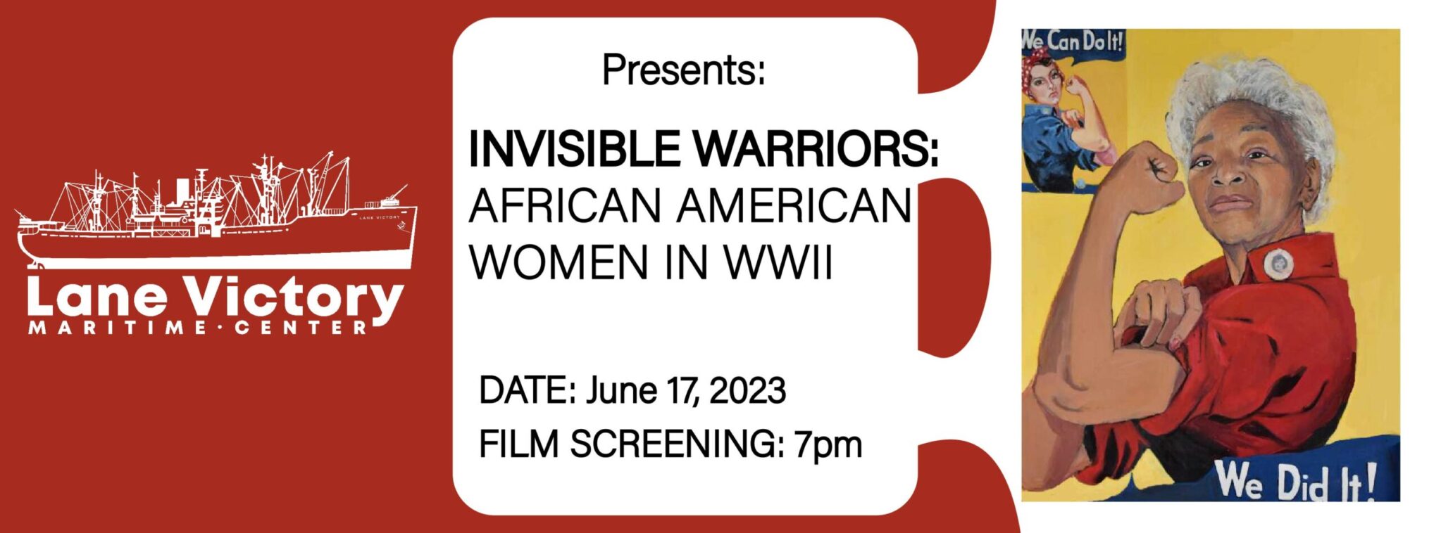 IW Page Update scaled e1675147756802 | INVISIBLE WARRIORS: AFRICAN AMERICAN WOMEN IN WORLD WAR II (Documentary Screening) | Lane Victory Maritime Center